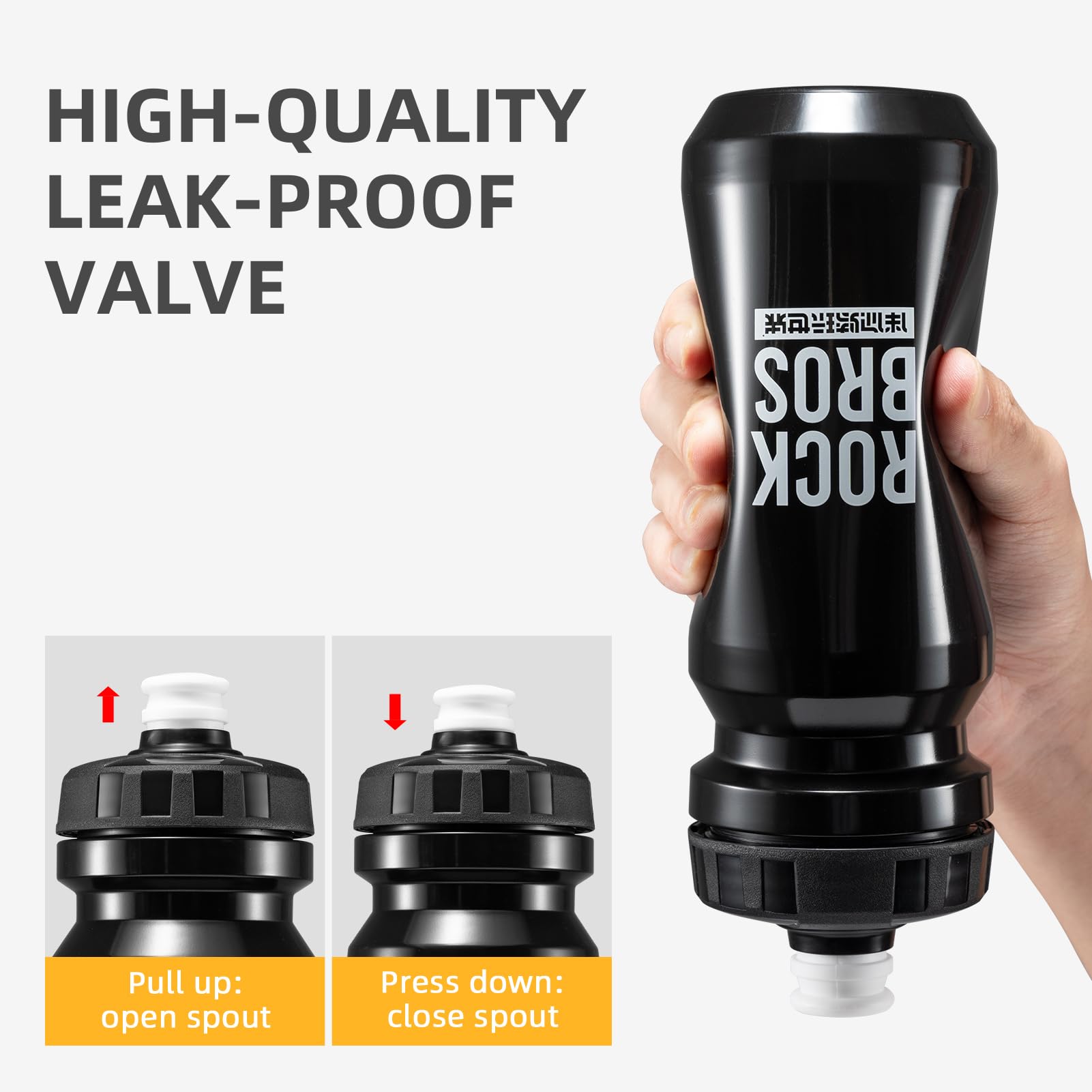 Amazon.com: ROCKBROS Bike Water Bottle BPA-Free Squeeze Water